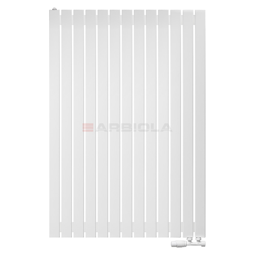 Arbiola Liner V 1250-36-13 секции белый вертикальный радиатор c нижним подключением Arbiola Liner V 1250-36-13 секции белый вертикальный радиатор c нижним подключением
