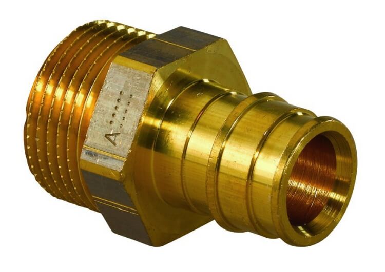 Штуцер Uponor Q&E 20-1/2 латунный с наружной резьбой Штуцер Uponor Q&E 20-1/2 латунный с наружной резьбой