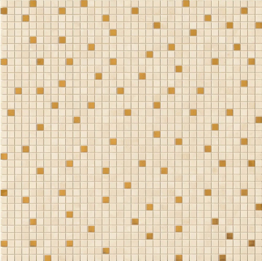 Versace Vanitas Mos.Random Gold Beige 39,4x39,4 см Мозаика
