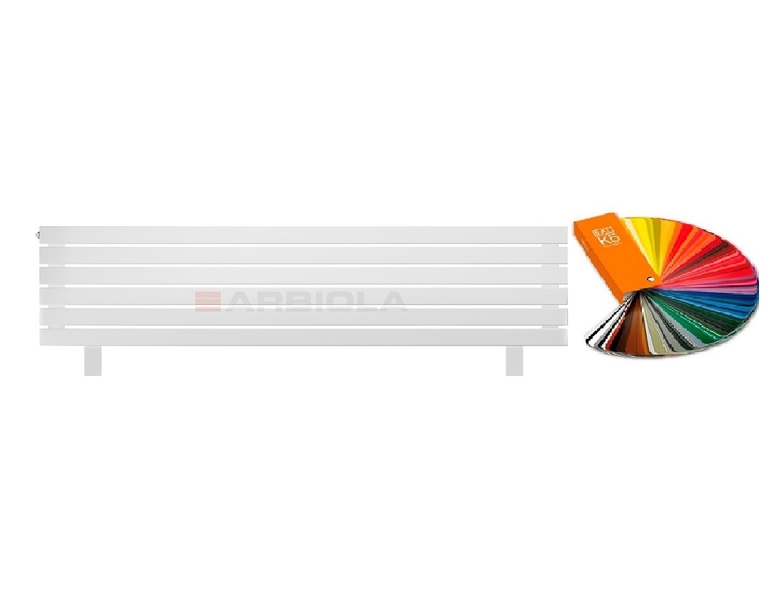 Arbiola Gorizont Liner HZ 1800-63-06 секции цветной горизонтальный радиатор c боковым подключением с ножками Arbiola Gorizont Liner HZ 1800-63-06 секции цветной горизонтальный радиатор c боковым подключением с ножками