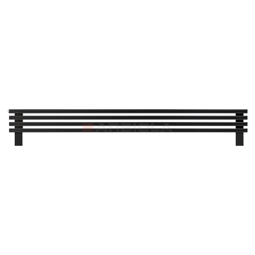 Arbiola Gorizont Compact HZ 1800-63-04 секции черный горизонтальный радиатор c боковым подключением с ножками Arbiola Gorizont Compact HZ 1800-63-04 секции черный горизонтальный радиатор c боковым подключением с ножками
