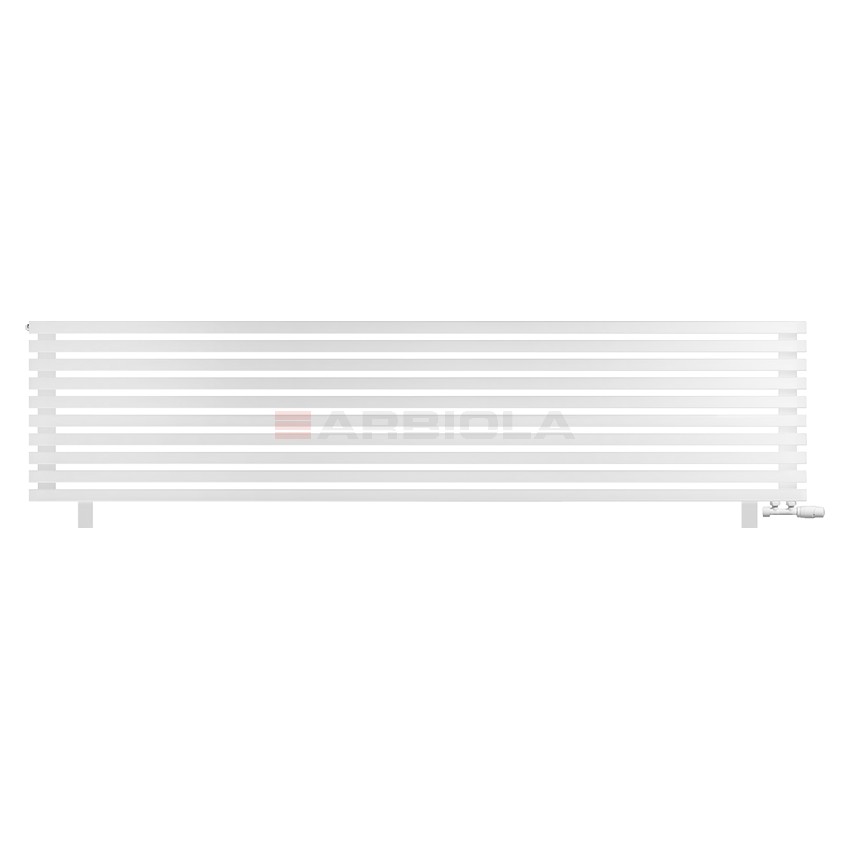 Arbiola Gorizont Ritmo VZ 2500-40-10 секций белый горизонтальный радиатор c нижним подключением (на ножках) Arbiola Gorizont Ritmo VZ 2500-40-10 секций белый горизонтальный радиатор c нижним подключением (на ножках)
