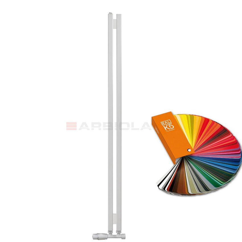 Arbiola Compact V 1000-63-02 секции цветной вертикальный радиатор c нижним подключением Arbiola Compact V 1000-63-02 секции цветной вертикальный радиатор c нижним подключением