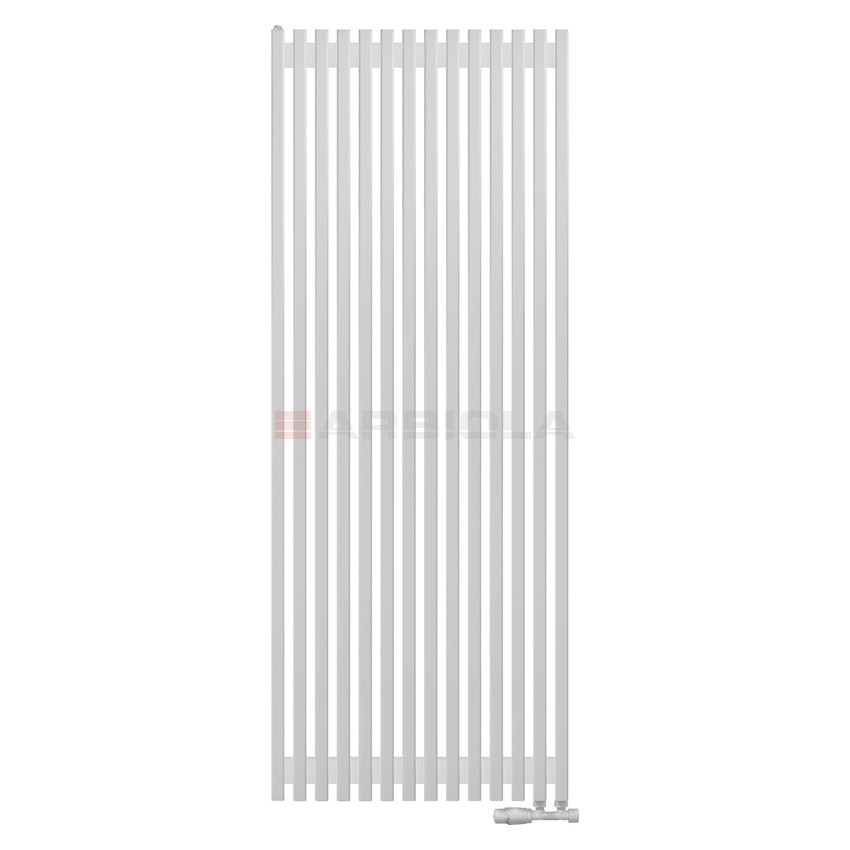 Arbiola Compact V 1800-63-14 секции белый вертикальный радиатор c нижним подключением Arbiola Compact V 1800-63-14 секции белый вертикальный радиатор c нижним подключением