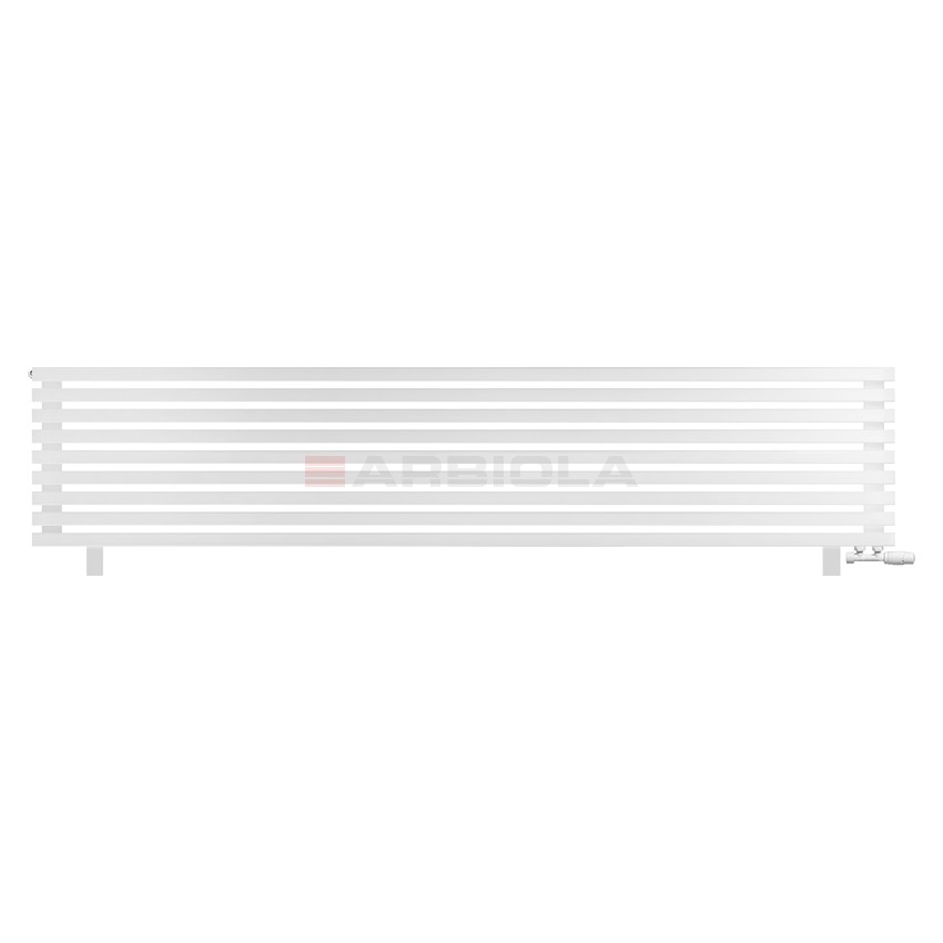 Arbiola Gorizont Ritmo VZ 2500-40-09 секций белый горизонтальный радиатор c нижним подключением (на ножках)