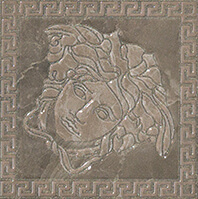 Versace Marble Toz.Medusa Grigio Lev 14,4x14,4 см Вставка