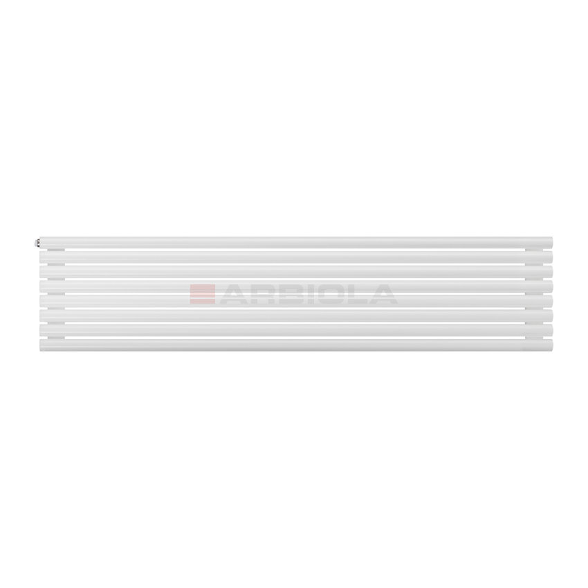 Arbiola Gorizont Iris H 1800-42-08 секции белый горизонтальный радиатор c боковым подключением Arbiola Gorizont Iris H 1800-42-08 секции белый горизонтальный радиатор c боковым подключением