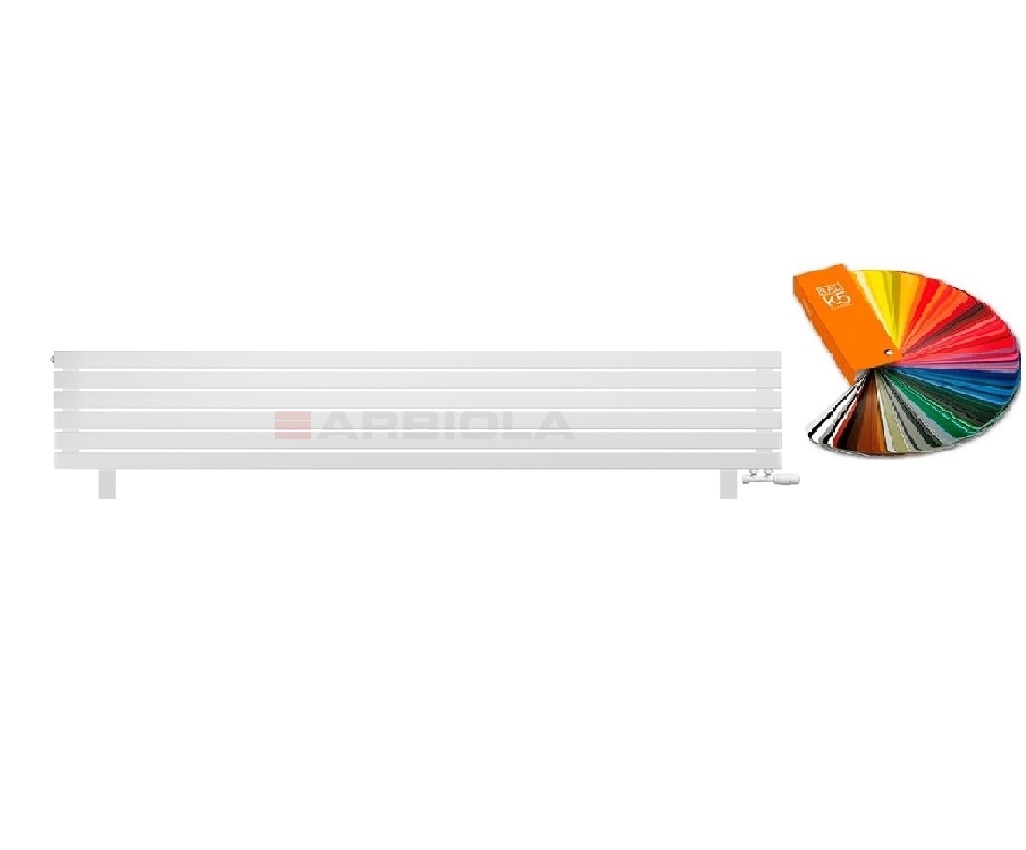 Arbiola Gorizont Liner VZ 2500-63-06 секции цветной горизонтальный радиатор c нижним подключением с ножками Arbiola Gorizont Liner VZ 2500-63-06 секции цветной горизонтальный радиатор c нижним подключением с ножками