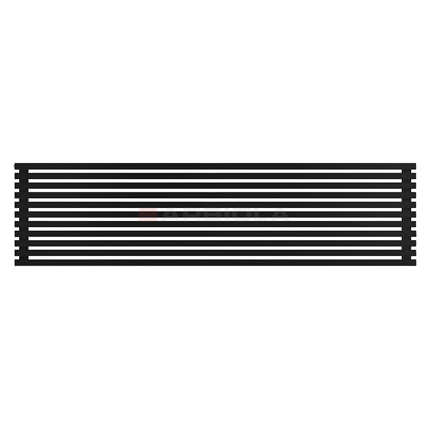 Arbiola Gorizont Ritmo H 2500-40-11 секций чёрный горизонтальный радиатор c боковым подключением Arbiola Gorizont Ritmo H 2500-40-11 секций чёрный горизонтальный радиатор c боковым подключением