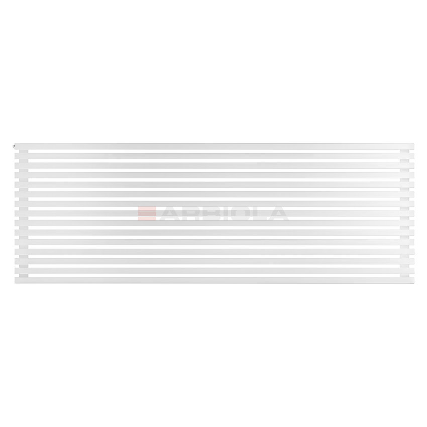 Arbiola Gorizont Ritmo H 2500-40-15 секций белый горизонтальный радиатор c боковым подключением Arbiola Gorizont Ritmo H 2500-40-15 секций белый горизонтальный радиатор c боковым подключением