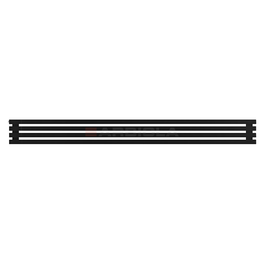 Arbiola Gorizont Ritmo H 2200-40-04 секции чёрный горизонтальный радиатор c боковым подключением