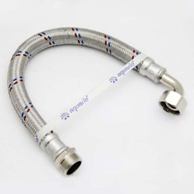 Aquario Гибкая подводка с уголком FC3/4"x M1", 450 мм