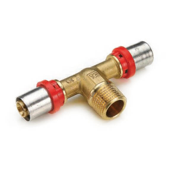 Tiemme Тройник с наружной резьбой 26x3/4″x26 Tiemme Тройник с наружной резьбой 26x3/4″x26