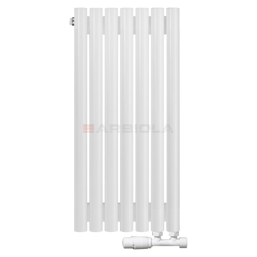 Arbiola Iris 42 V 750-42-07 секции белый вертикальный радиатор c нижним подключением Arbiola Iris 42 V 750-42-07 секции белый вертикальный радиатор c нижним подключением