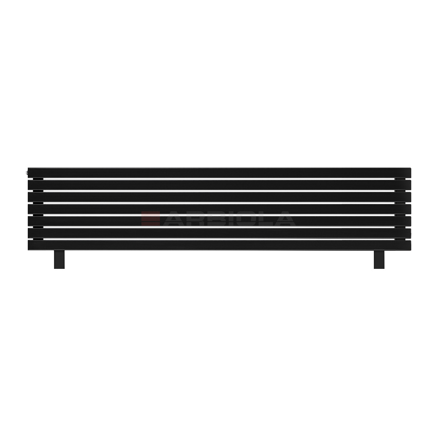 Arbiola Gorizont Liner HZ 2200-36-07 секции черный горизонтальный радиатор c боковым подключением с ножками