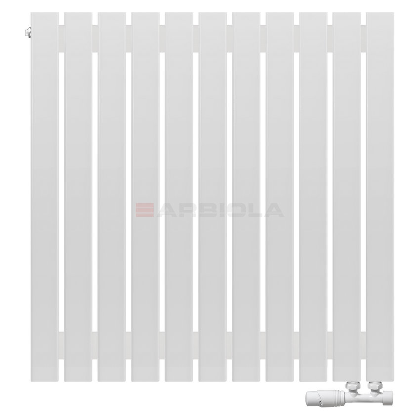 Arbiola Mono V 700-60-11 секции белый вертикальный радиатор c нижним подключением Arbiola Mono V 700-60-11 секции белый вертикальный радиатор c нижним подключением
