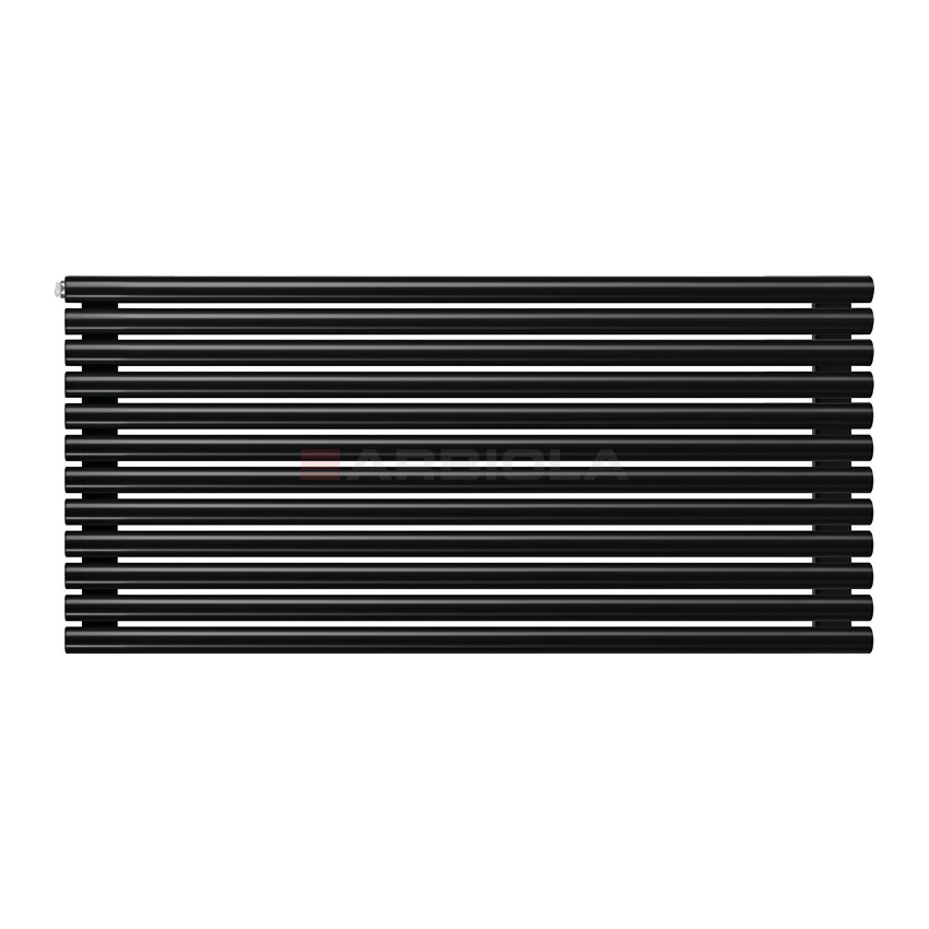 Arbiola Gorizont Iris H 1200-42-12 секции черный горизонтальный радиатор c боковым подключением Arbiola Gorizont Iris H 1200-42-12 секции черный горизонтальный радиатор c боковым подключением
