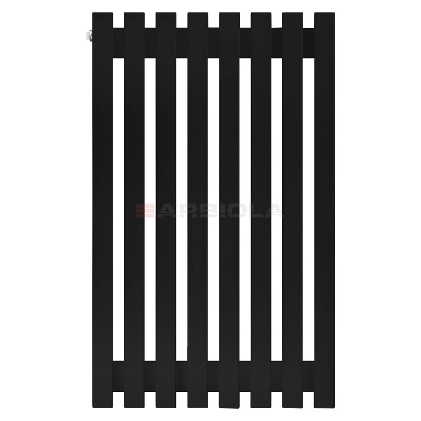 Arbiola Ritmo H 750-40-08 секции черный вертикальный радиатор c боковым подключением