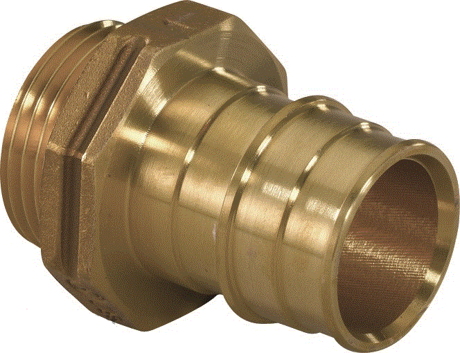 Штуцер Uponor Q&E Wipex 40-1 1/4 латунный с наружной резьбой Штуцер Uponor Q&E Wipex 40-1 1/4 латунный с наружной резьбой