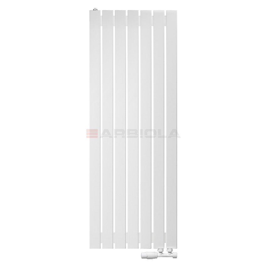 Arbiola Liner V 1200-36-07 секции белый вертикальный радиатор c нижним подключением Arbiola Liner V 1200-36-07 секции белый вертикальный радиатор c нижним подключением