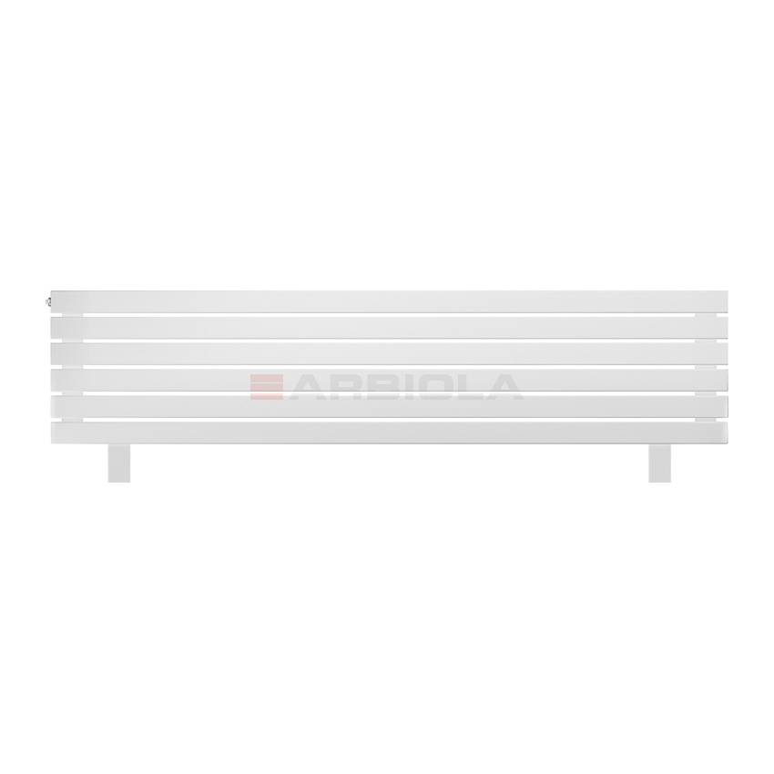 Arbiola Gorizont Liner HZ 1800-63-06 секции белый горизонтальный радиатор c боковым подключением с ножками