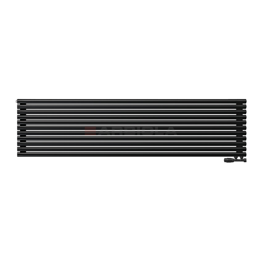 Arbiola Gorizont Iris V 2000-42-11 секции черный горизонтальный радиатор c нижним подключением Arbiola Gorizont Iris V 2000-42-11 секции черный горизонтальный радиатор c нижним подключением