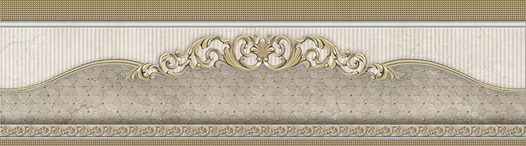 El Molino Venecia Plata-Beige Cenefa 7x25см Бордюр El Molino Venecia Plata-Beige Cenefa 7x25см Бордюр