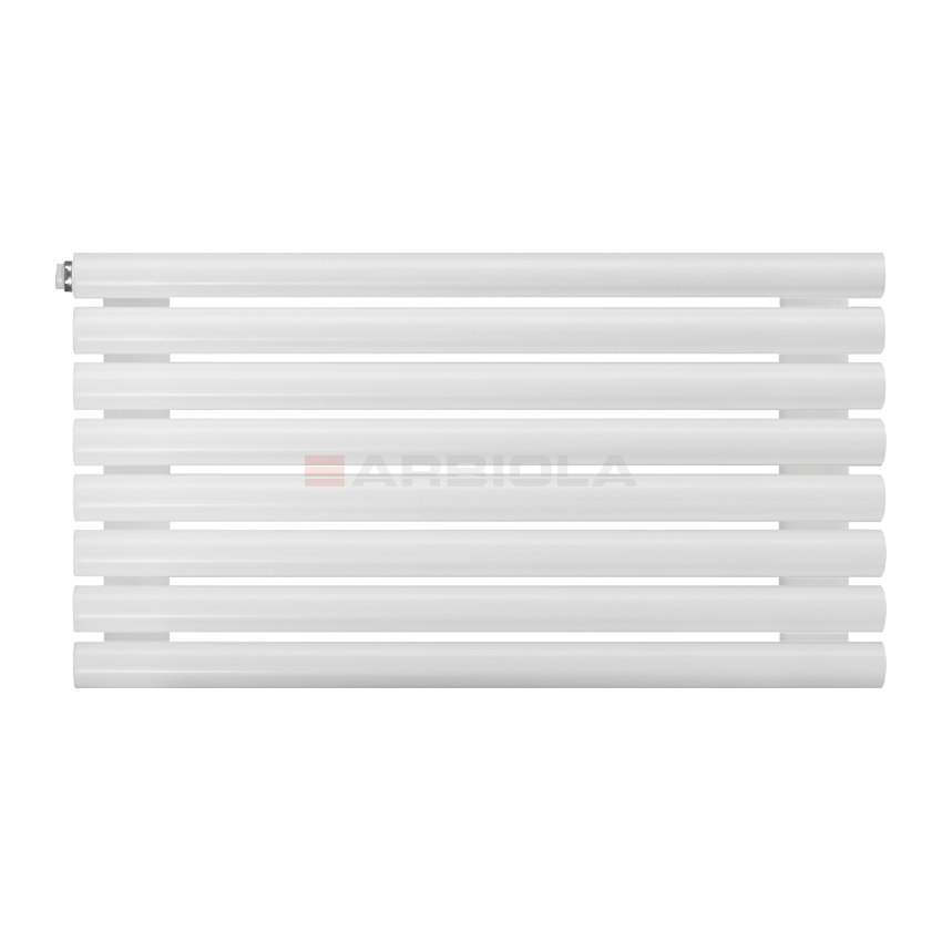 Arbiola Gorizont Iris H 1000-42-08 секции белый горизонтальный радиатор c боковым подключением Arbiola Gorizont Iris H 1000-42-08 секции белый горизонтальный радиатор c боковым подключением