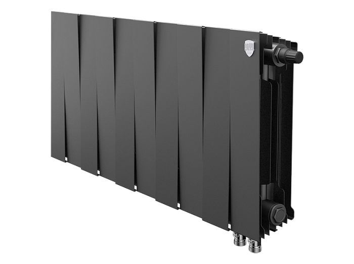 Royal Thermo Piano Forte Noir Sable VDR 300/10 секции БиМеталлический радиатор