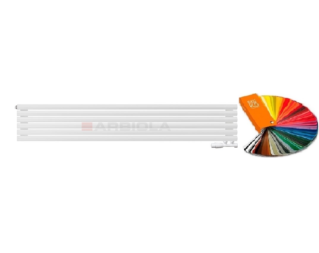 Arbiola Gorizont Iris V 1800-42-06 секции цветной горизонтальный радиатор c нижним подключением Arbiola Gorizont Iris V 1800-42-06 секции цветной горизонтальный радиатор c нижним подключением