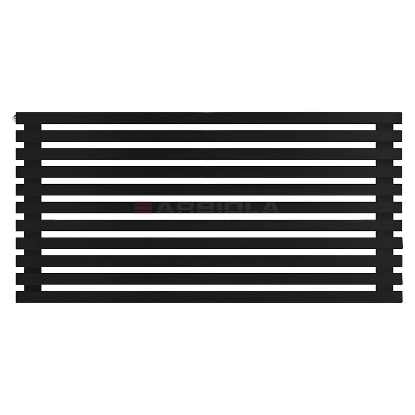 Arbiola Gorizont Ritmo H 1200-40-11 секций чёрный горизонтальный радиатор c боковым подключением