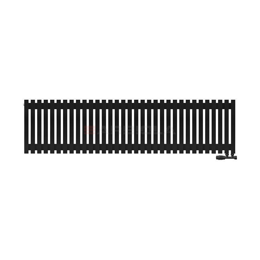 Arbiola Ritmo V 500-40-33 секции черный вертикальный радиатор c нижним подключением Arbiola Ritmo V 500-40-33 секции черный вертикальный радиатор c нижним подключением