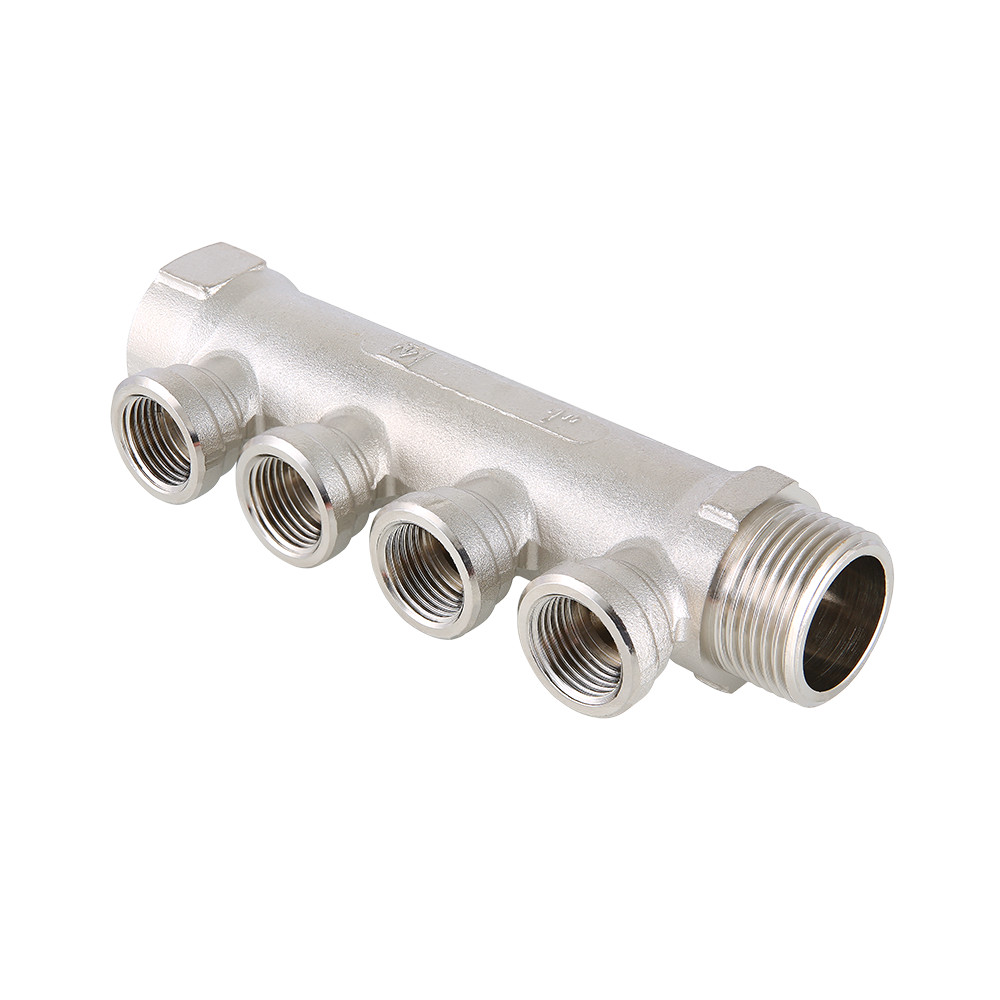 Valtec 3/4", 2 х 1/2" Коллектор 2 вых. с внутренней резьбой Valtec 3/4", 2 х 1/2" Коллектор 2 вых. с внутренней резьбой
