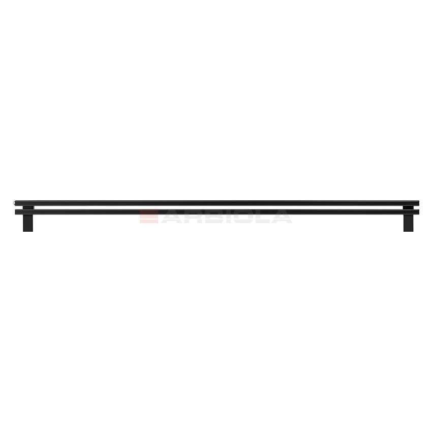 Arbiola Gorizont Compact HZ 2500-63-02 секции черный горизонтальный радиатор c боковым подключением с ножками
