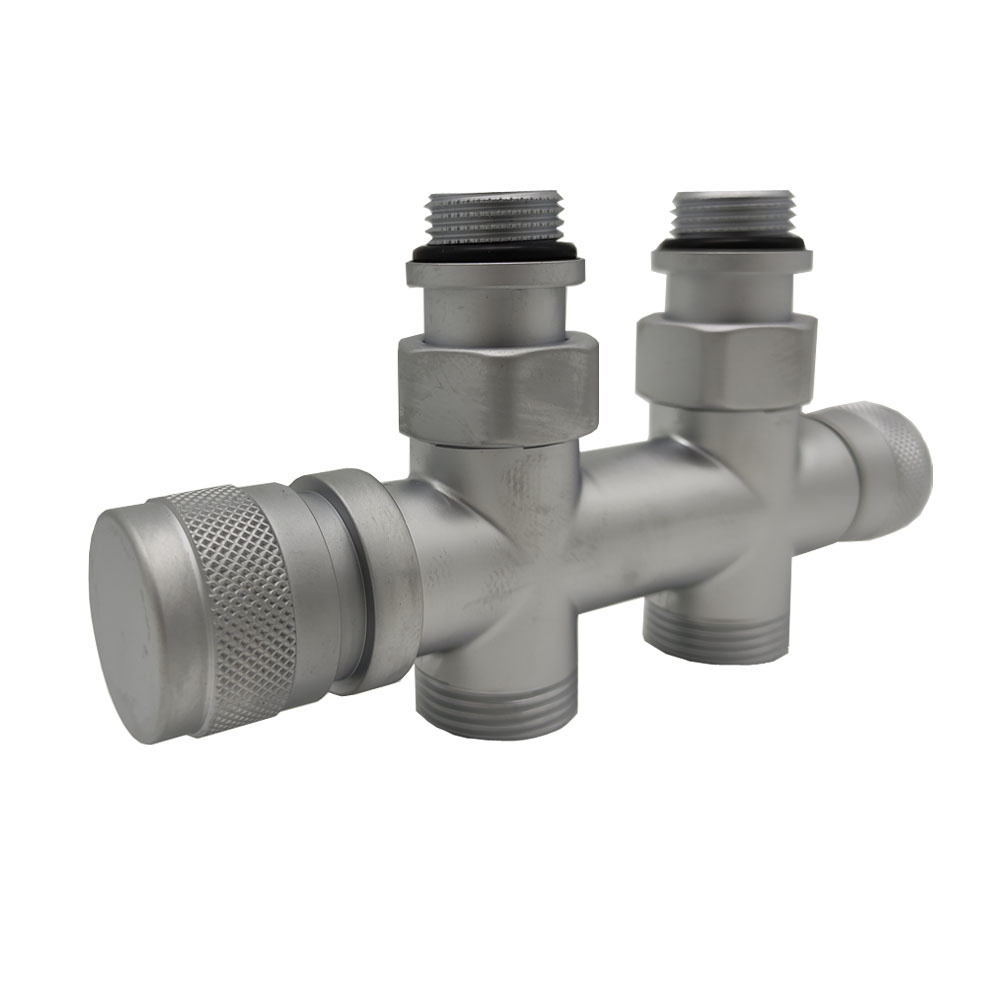 SR Rubinetterie 1/2"х3/4" E Узел нижнего подключения прямой хром матовый SR Rubinetterie 1/2"х3/4" E Узел нижнего подключения прямой хром матовый