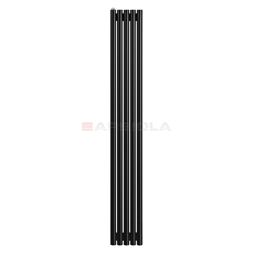 Arbiola Iris 42 H 1500-42-05 секции черный вертикальный радиатор c боковым подключением Arbiola Iris 42 H 1500-42-05 секции черный вертикальный радиатор c боковым подключением
