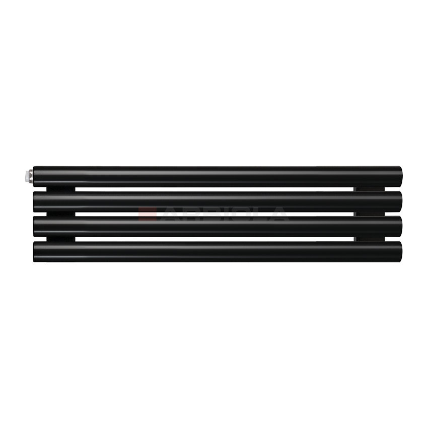 Arbiola Gorizont Iris H 1000-42-04 секции черный горизонтальный радиатор c боковым подключением Arbiola Gorizont Iris H 1000-42-04 секции черный горизонтальный радиатор c боковым подключением
