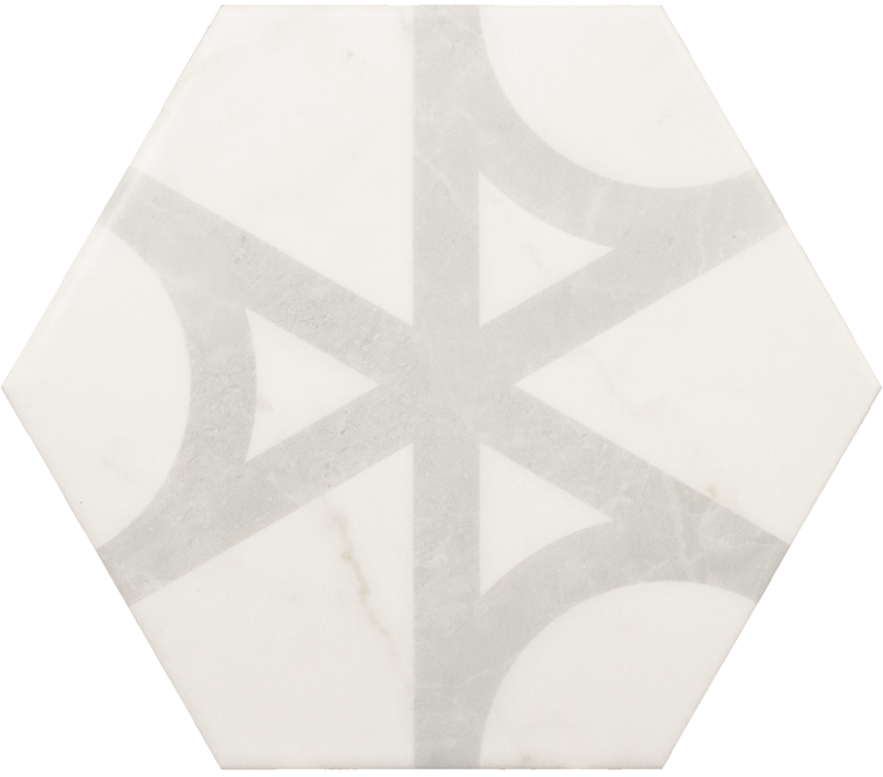 Equipe Carrara Hexagon Flow 17,5х20 см Напольная плитка