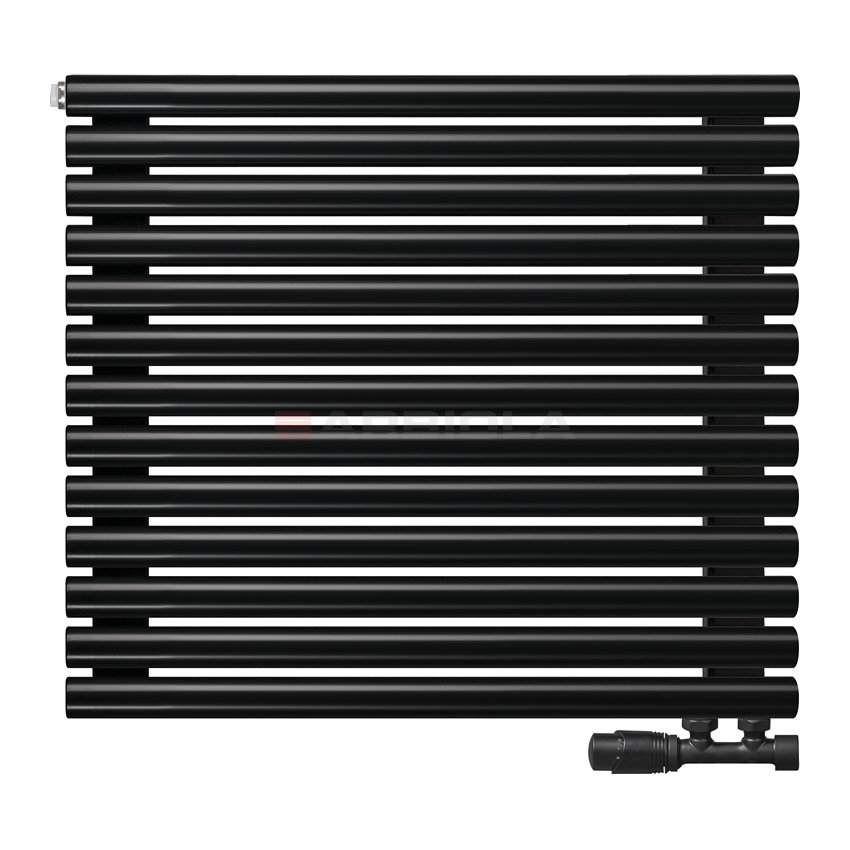 Arbiola Gorizont Iris V 1000-42-13 секции черный горизонтальный радиатор c нижним подключением Arbiola Gorizont Iris V 1000-42-13 секции черный горизонтальный радиатор c нижним подключением