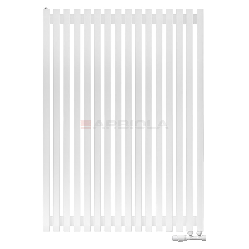 Arbiola Ritmo V 1200-40-16 секции белый вертикальный радиатор c нижним подключением Arbiola Ritmo V 1200-40-16 секции белый вертикальный радиатор c нижним подключением