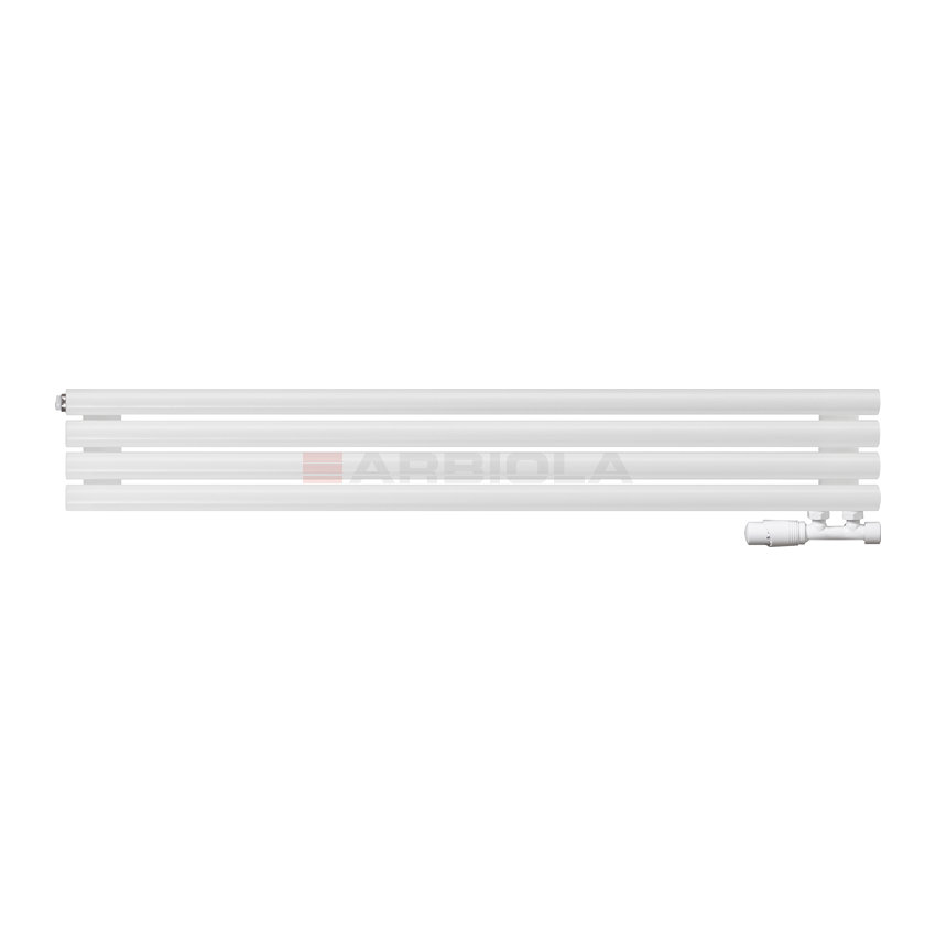 Arbiola Gorizont Iris V 1250-42-04 секции белый горизонтальный радиатор c нижним подключением Arbiola Gorizont Iris V 1250-42-04 секции белый горизонтальный радиатор c нижним подключением