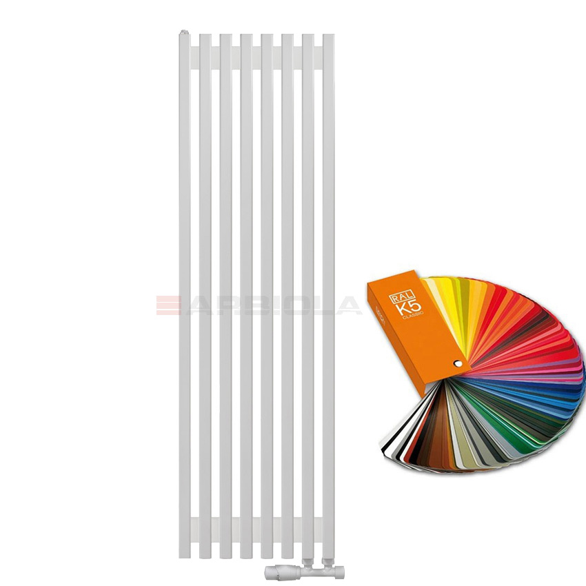 Arbiola Compact V 1200-63-08 секции цветной вертикальный радиатор c нижним подключением Arbiola Compact V 1200-63-08 секции цветной вертикальный радиатор c нижним подключением
