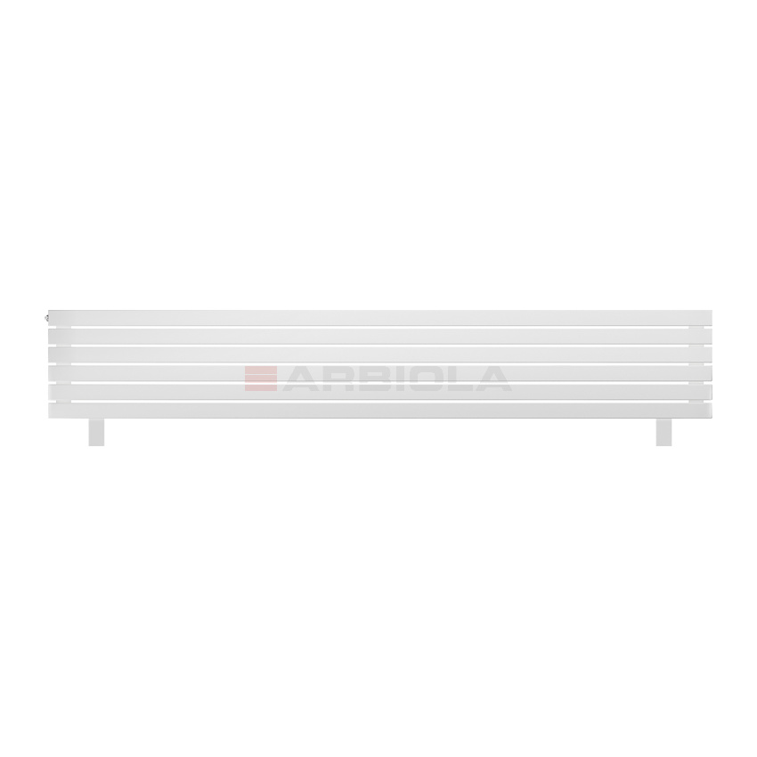 Arbiola Gorizont Liner HZ 2500-63-06 секции белый горизонтальный радиатор c боковым подключением с ножками Arbiola Gorizont Liner HZ 2500-63-06 секции белый горизонтальный радиатор c боковым подключением с ножками