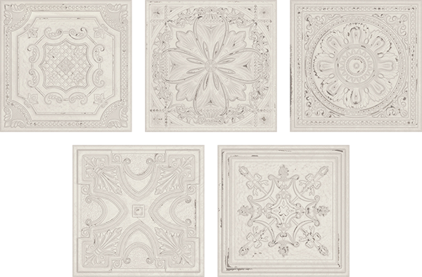 Aparici Gatsby White Tin 20x20 см Настенная плитка