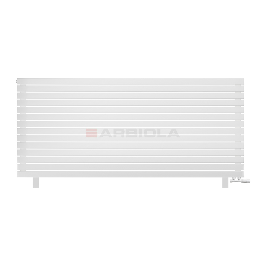 Arbiola Gorizont Liner VZ 2000-36-14 секции белый горизонтальный радиатор c нижним подключением с ножками Arbiola Gorizont Liner VZ 2000-36-14 секции белый горизонтальный радиатор c нижним подключением с ножками