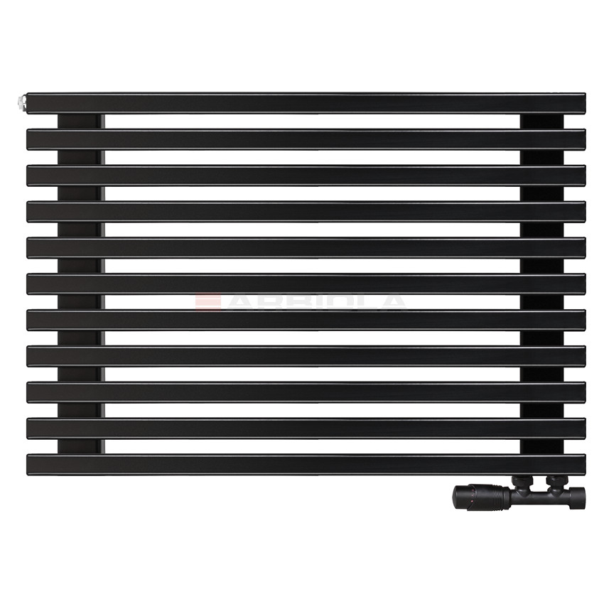 Arbiola Gorizont Compact V 1000-63-11 секции черный горизонтальный радиатор c нижним подключением