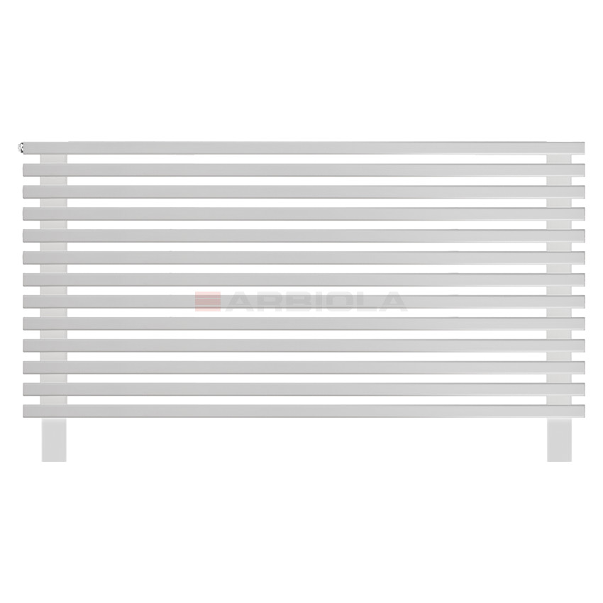 Arbiola Gorizont Compact HZ 1250-63-13 секции белый горизонтальный радиатор c боковым подключением с ножками