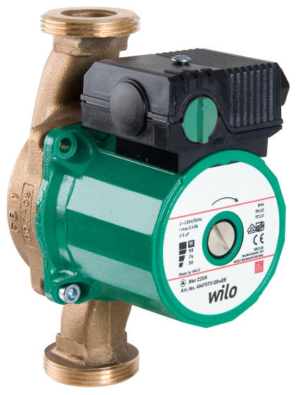 Wilo Star-Z 25/6 для ГВС Циркуляционный насос Wilo Star-Z 25/6 для ГВС Циркуляционный насос