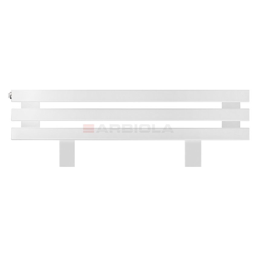 Arbiola Gorizont Ritmo HZ 1000-40-03 секции белый горизонтальный радиатор c боковым подключением (на ножках)