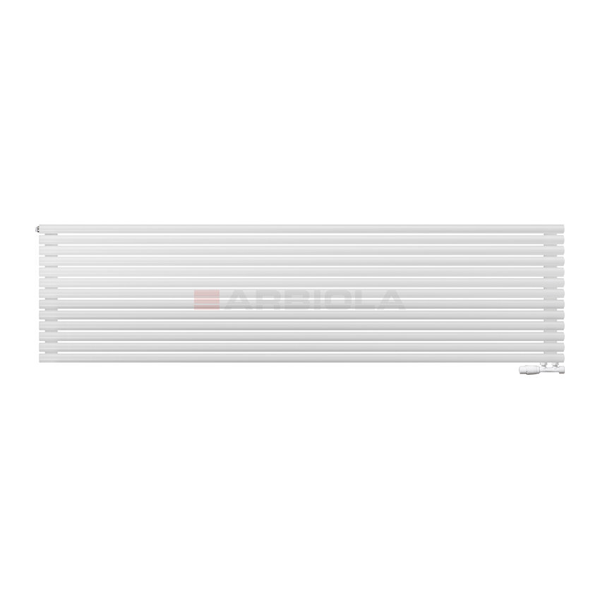 Arbiola Gorizont Iris V 2500-42-13 секции белый горизонтальный радиатор c нижним подключением Arbiola Gorizont Iris V 2500-42-13 секции белый горизонтальный радиатор c нижним подключением